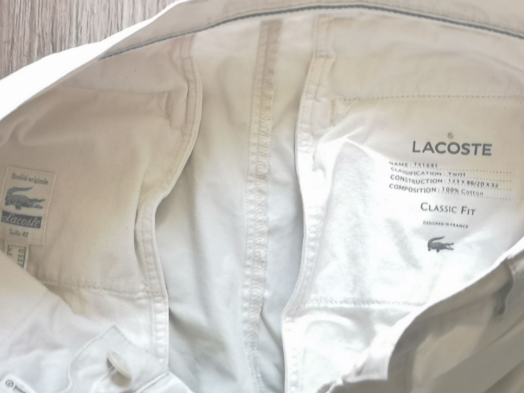 Lacoste Szorty Chino Krótkie spodenki