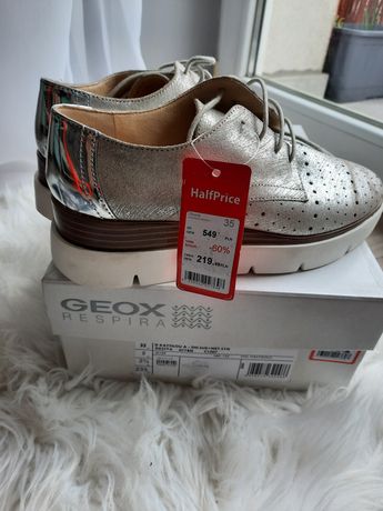 Geox wloskie skórzane buty okazja