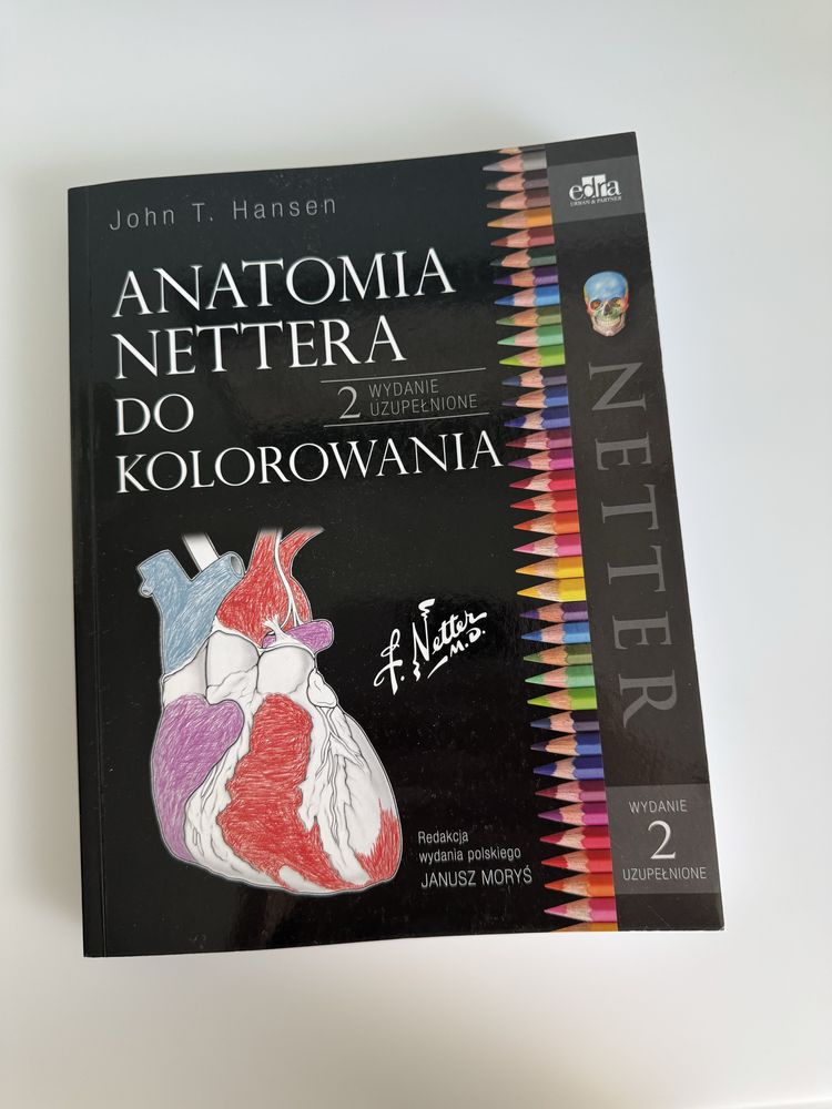Atlas anatomiczny Nettera do kolorowania