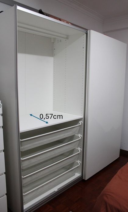 Roupeiro Ikea Branco com menos de 1 ano