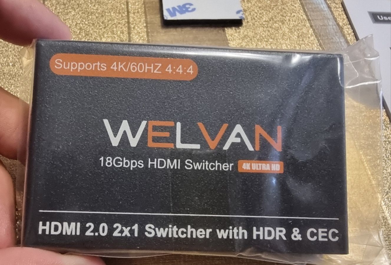 Switcher with two HDMI 4K