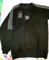 Bluza męska Adidas nowa , L/XL, czarna, klasyka !