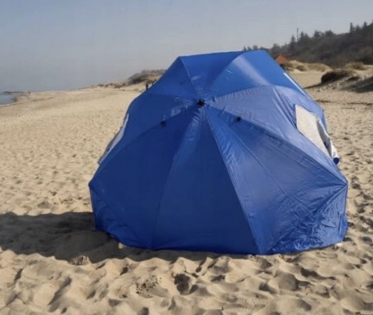 Parasol namiot plażowy ogrodowy 240 cm parawan
