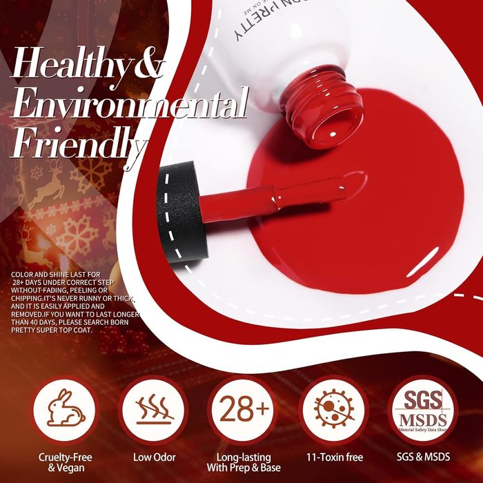 Zestaw lakierów żelowych do paznokci 21 sztuk born pretty all shine