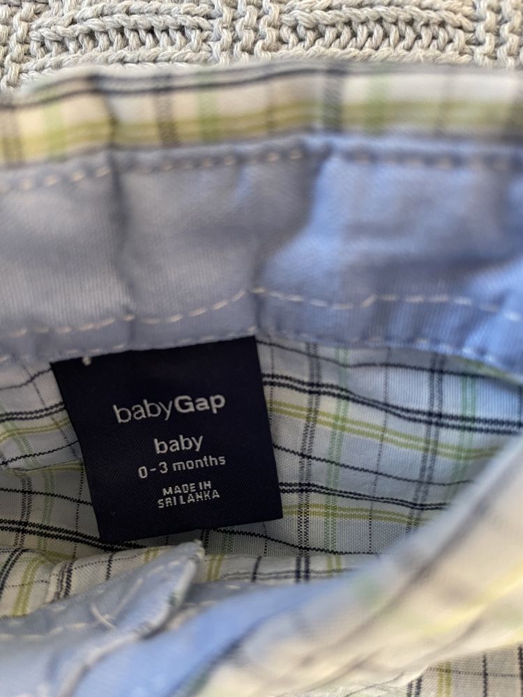 Koszula w delikatną krateczkę Baby Gap 56, na ok 0-3 mce