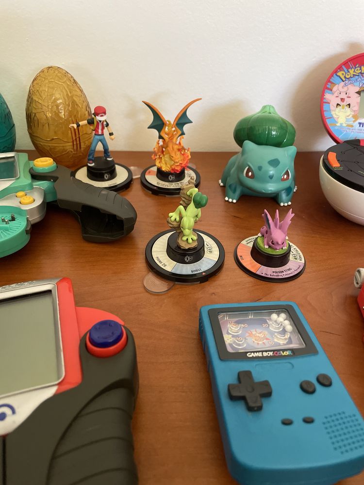 Bonecos e consolas, Nintendo, Pokémon, Hasbro, Tomy, Tyger