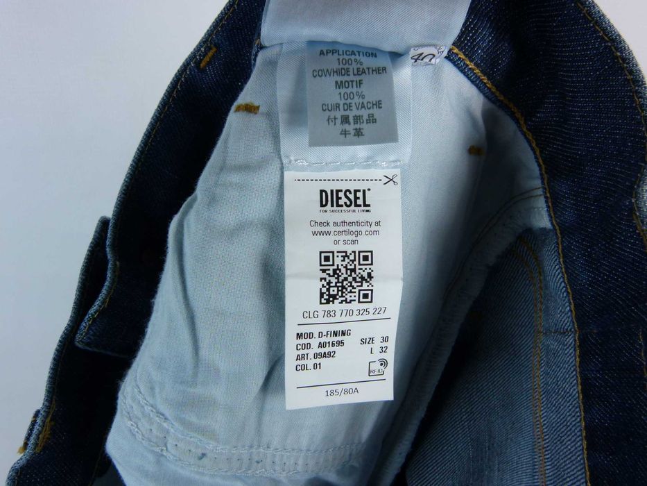 Diesel - Fining straight jeans tapered W30 L32