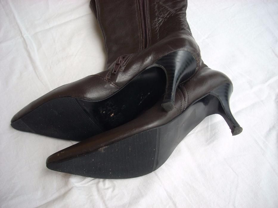 Skórzane Kozaki Eleganckie 38 skóra COQUETTE