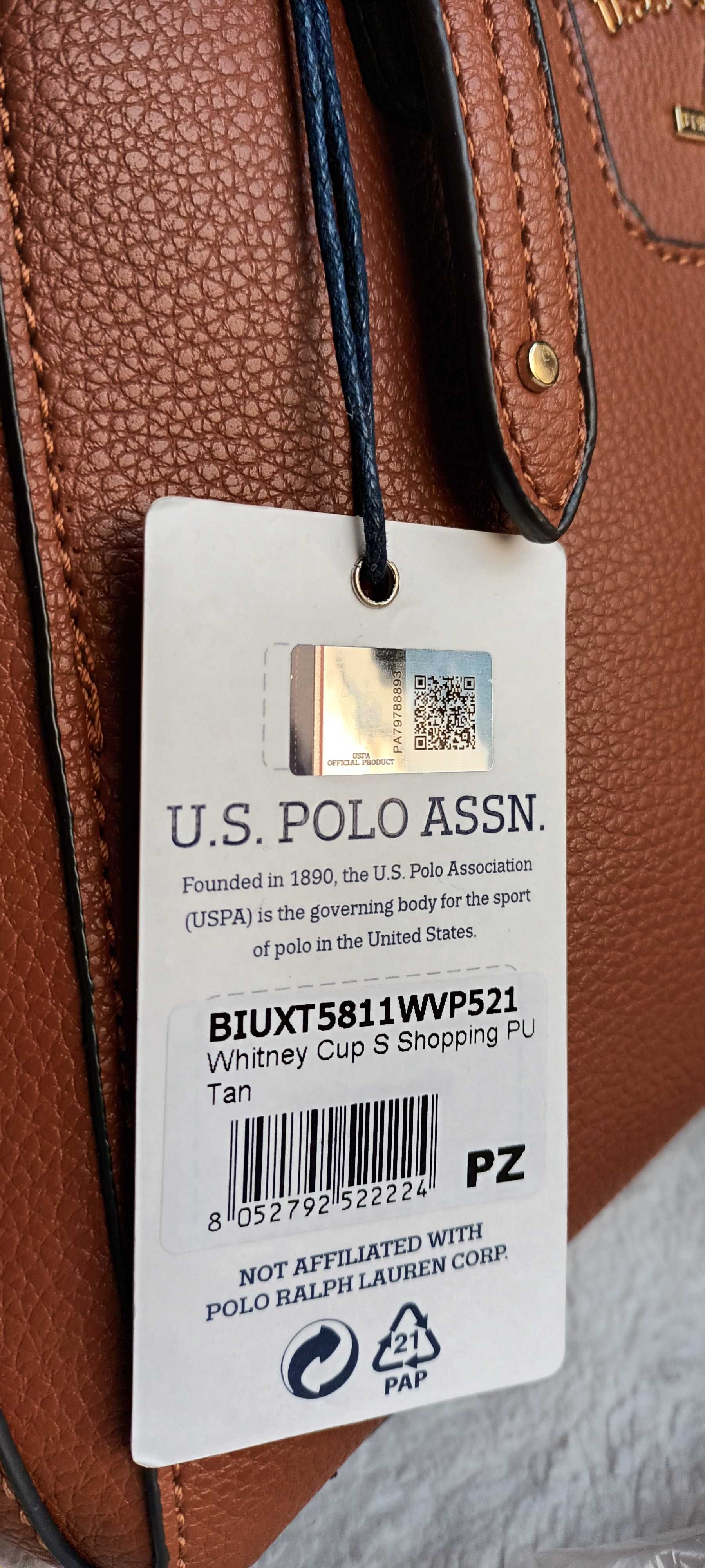 Nowa torba damska na ramię U.S. Polo Assn.