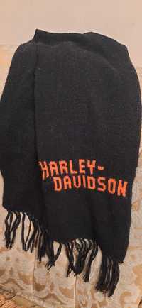 шарф Harley-Davidson натуральная шерсть made in U.S.A. цвет черный