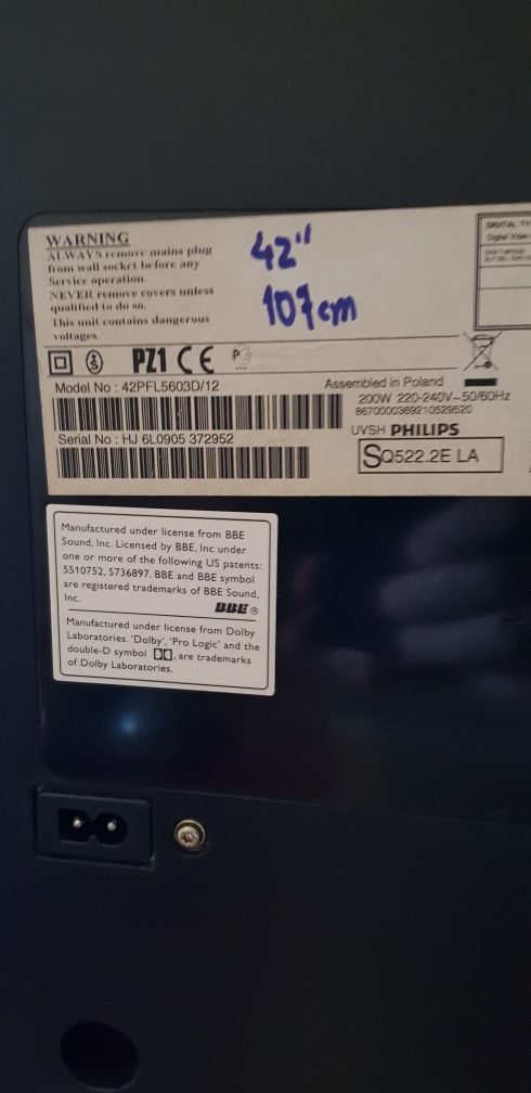 Televisão Philips 42"