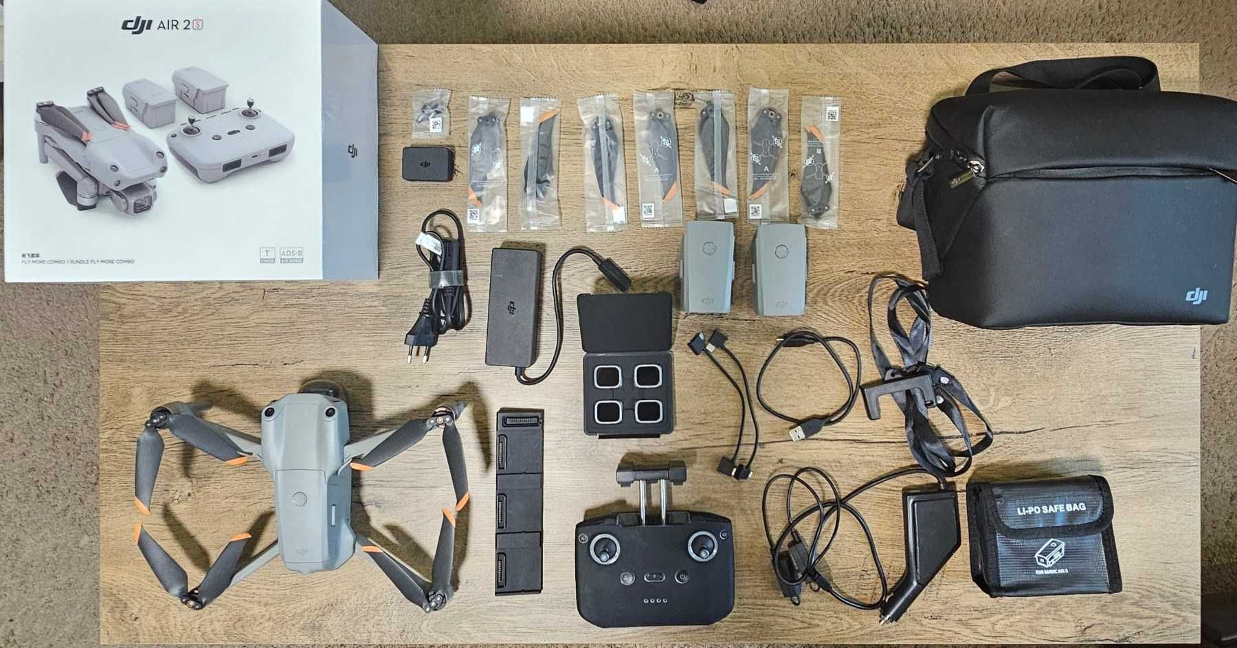 DJI Mavic Air 2S Fly More Combo (CP.MA.00000350.01) + зарядка в авто