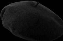 beret czarny wełna wełniany eloy czapka zimowa wool