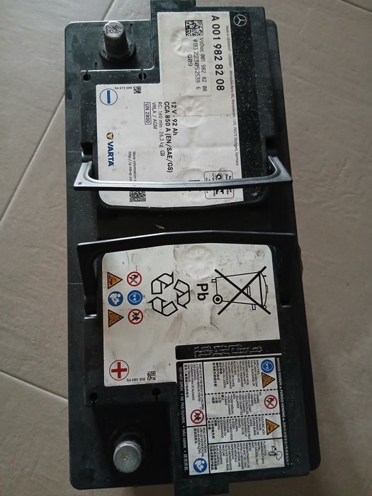 Bateria AGM original Mercedes 92ah