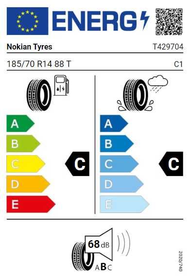 Komplet opon letnich (4 szt.) Nokian iLine 185/70 R14 88 T | ponad 7mm