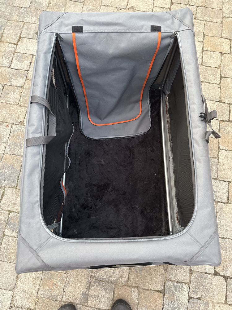 Materialowa klatka kennelowa transportowa Zooplus Alu deluxe L