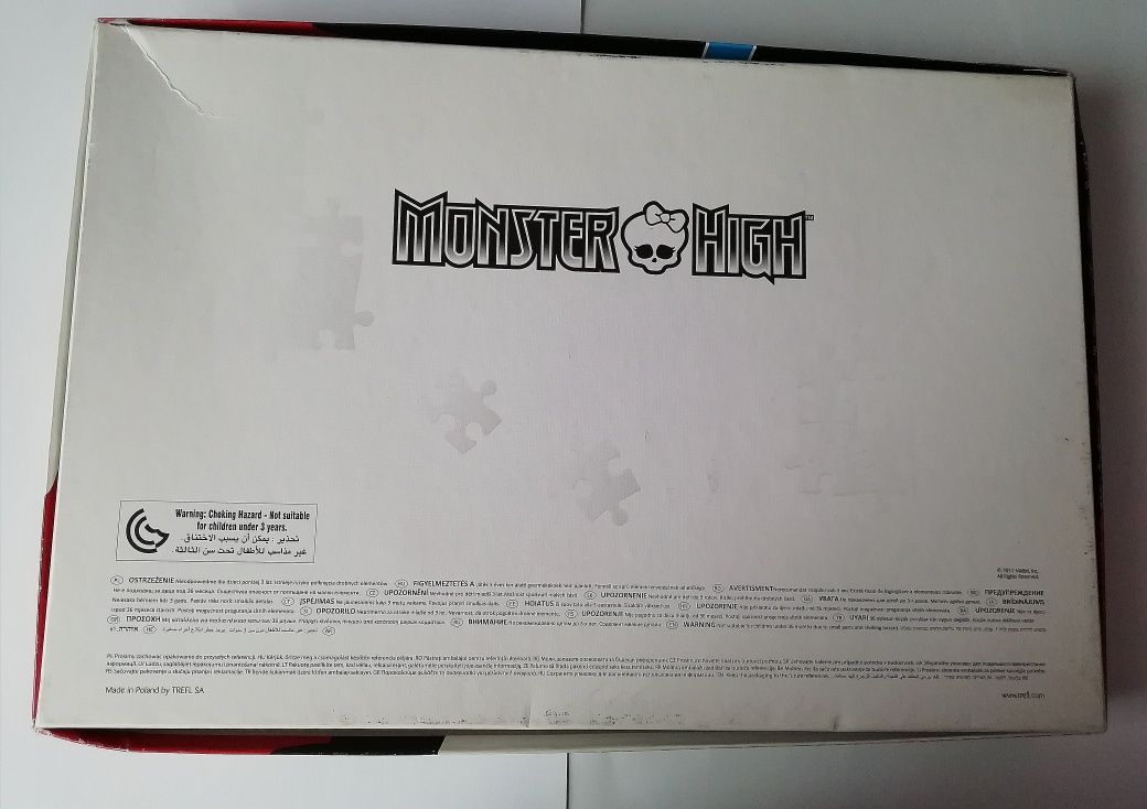 Puzzle dla dzieci 500, Monster High, Trefl, komplet