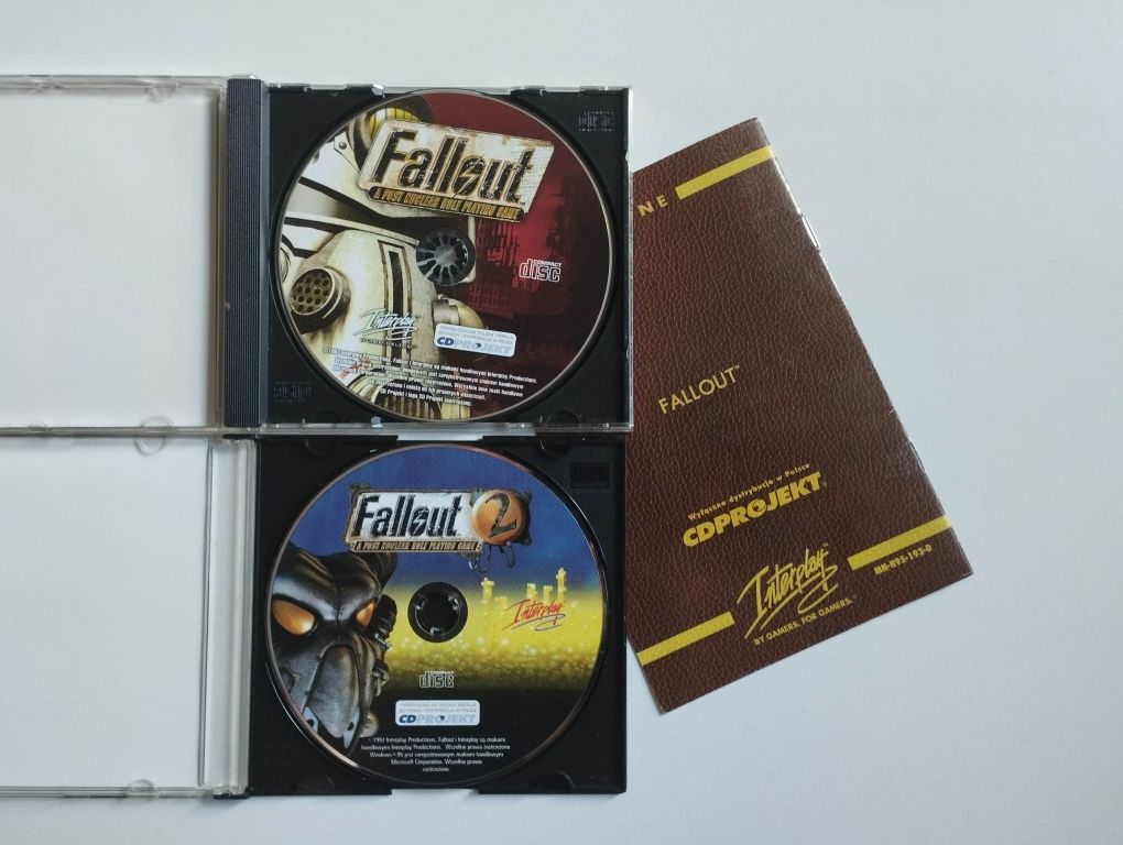 Kolekcjonerskie premierowe wydanie gier Fallout 1 i 2 - UNIKAT