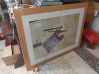 Quadro de madeira grande