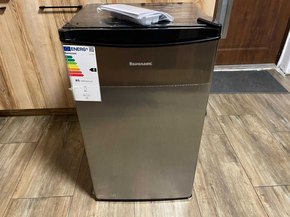 Lodówka Ravanson LKK-90ES 83cm 91L 41 dB Srebrno-czarny