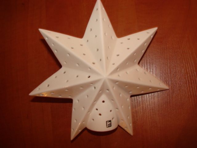 JIe Gantofta Sweden ceramiczna gwiazda