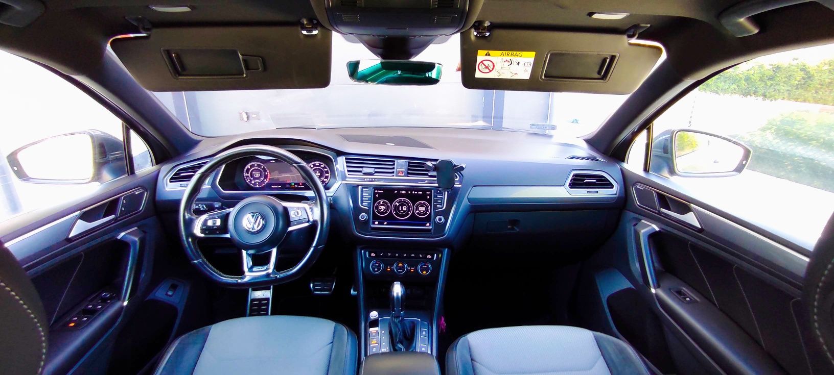 VW Tiguan R-line 2.0 TDI DSG ACC kam 360 HeadUp Wirtual Webasto Łopatk