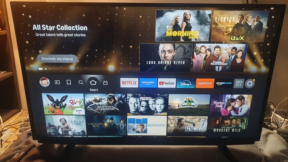 Telewizor LED Grundig 43", 4k UHD, SmartTv, Wi-Fi, Dvbt-2. Netflix, Yt