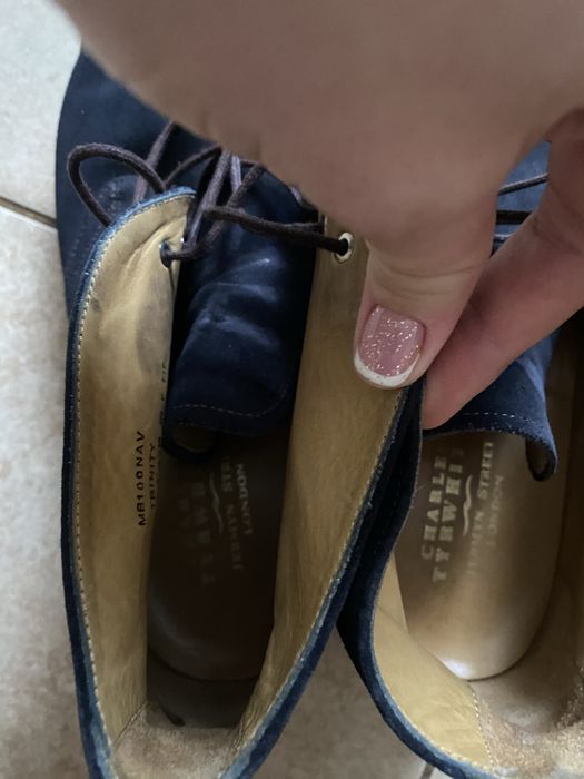 Чоловічі черевики, натураньлі,  CHARLES TYRWHITT фірмові, ОРИГІНАЛ