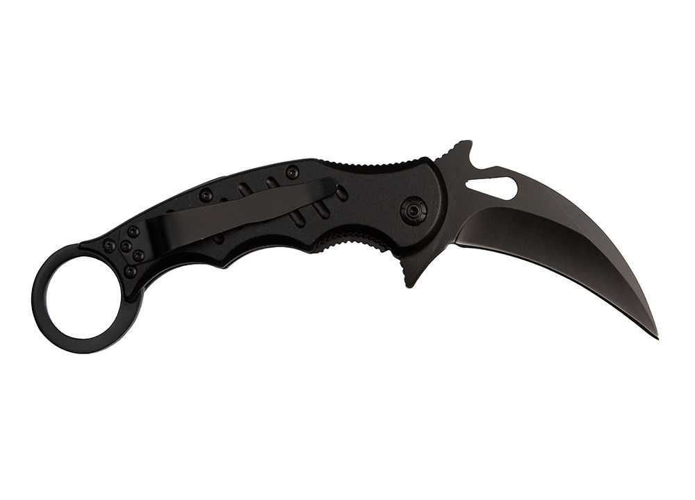 Nóż taktyczny sprężynowy karambit cs:go składany kosa counter N-059A