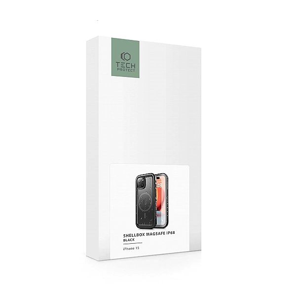 Etui Tech-Protect ShellBox wodoodporne IP68 z MagSafe na iPhone 15 - c