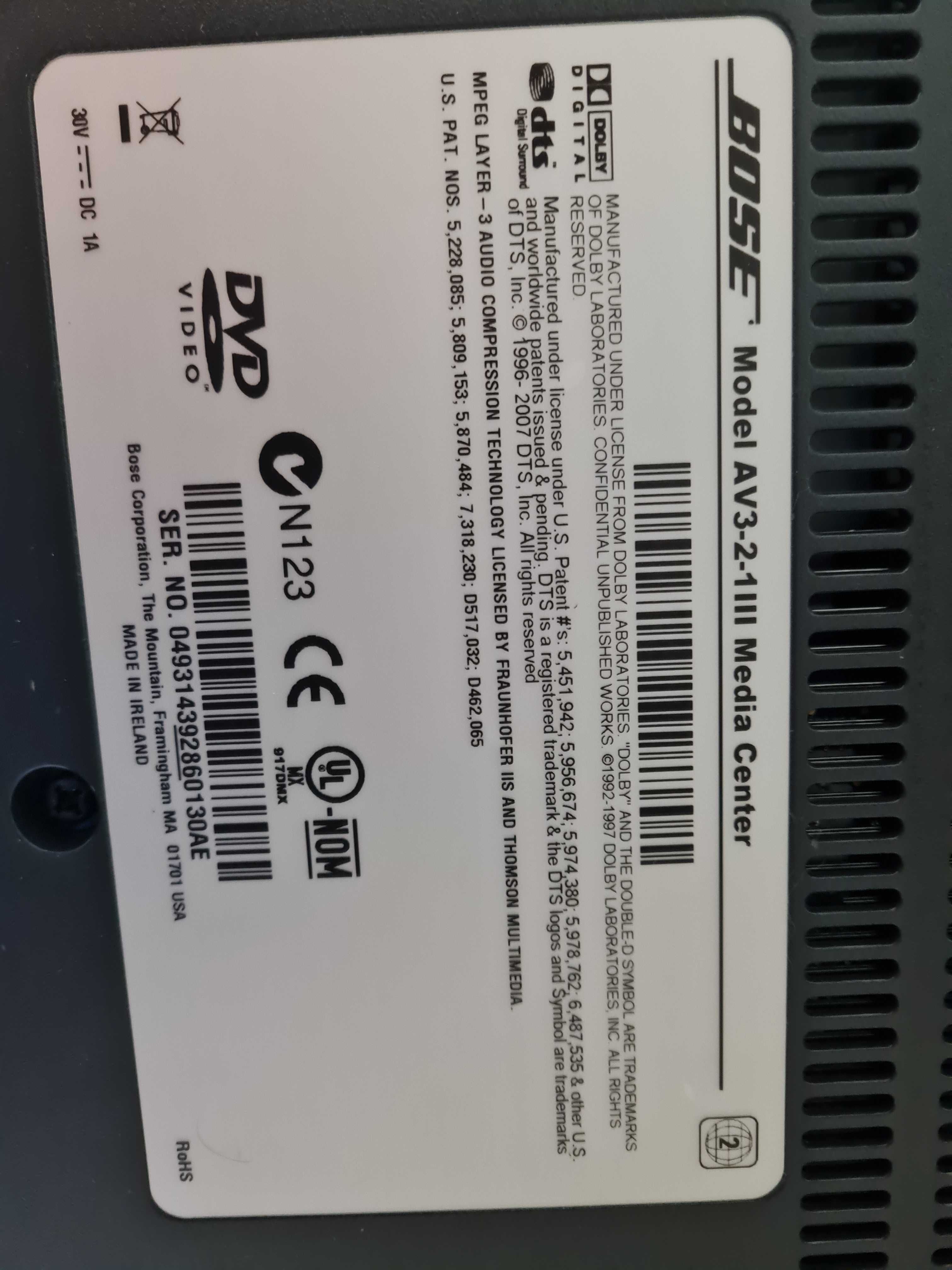 Bose 3.2.1 gs serie 3 hdmi