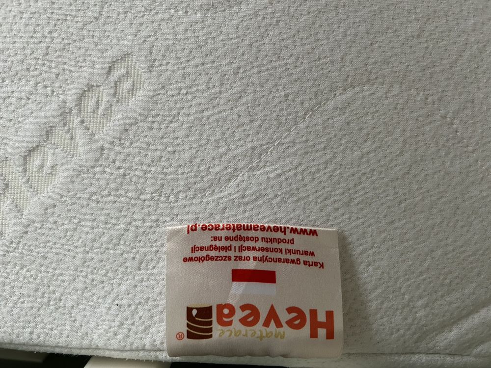 Białe łóżeczko 60x120 cm