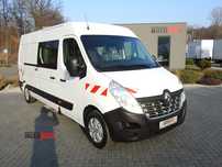 Renault MASTER FURGON BRYGADÓWKA 7 MIEJSC TEMPOMAT KLIMATYZACJA 130KM [ 734027 ]  stan bardzo dobry, nie wymaga nakładów finansowych, dostępny od ręki