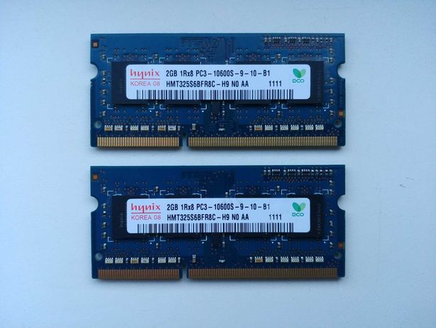 ОЗУ hynix HTM325S6BFR8C 2GB DDR3 1RX8 PC3-10600S-9-10-B1 цена за 1 шт.