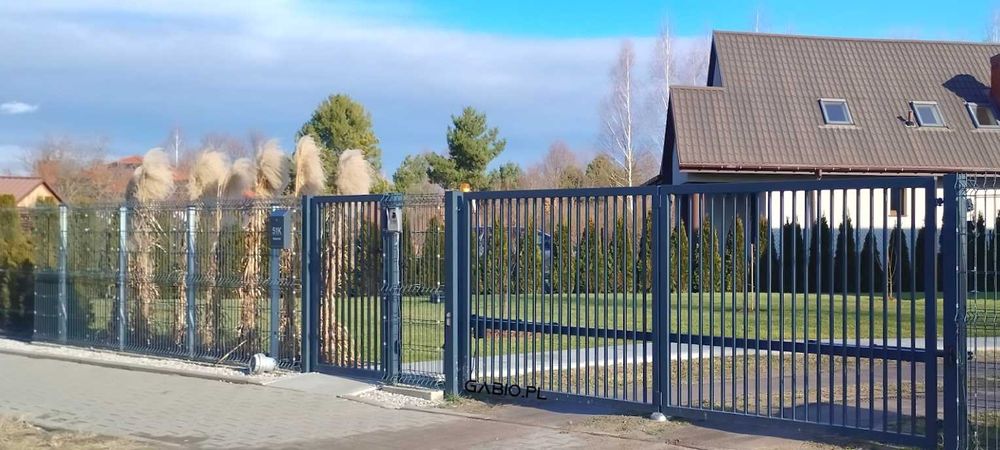 Brama przesuwna z profili pionowych - wys. 1,5/5m plus inne wys i dług