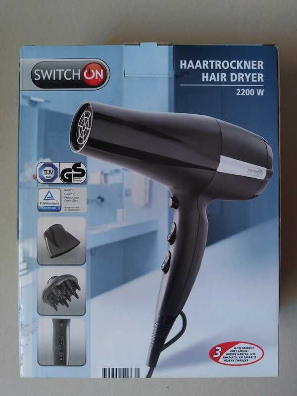 NOWA Suszarka do włosów jonizacja czarna 2200W
