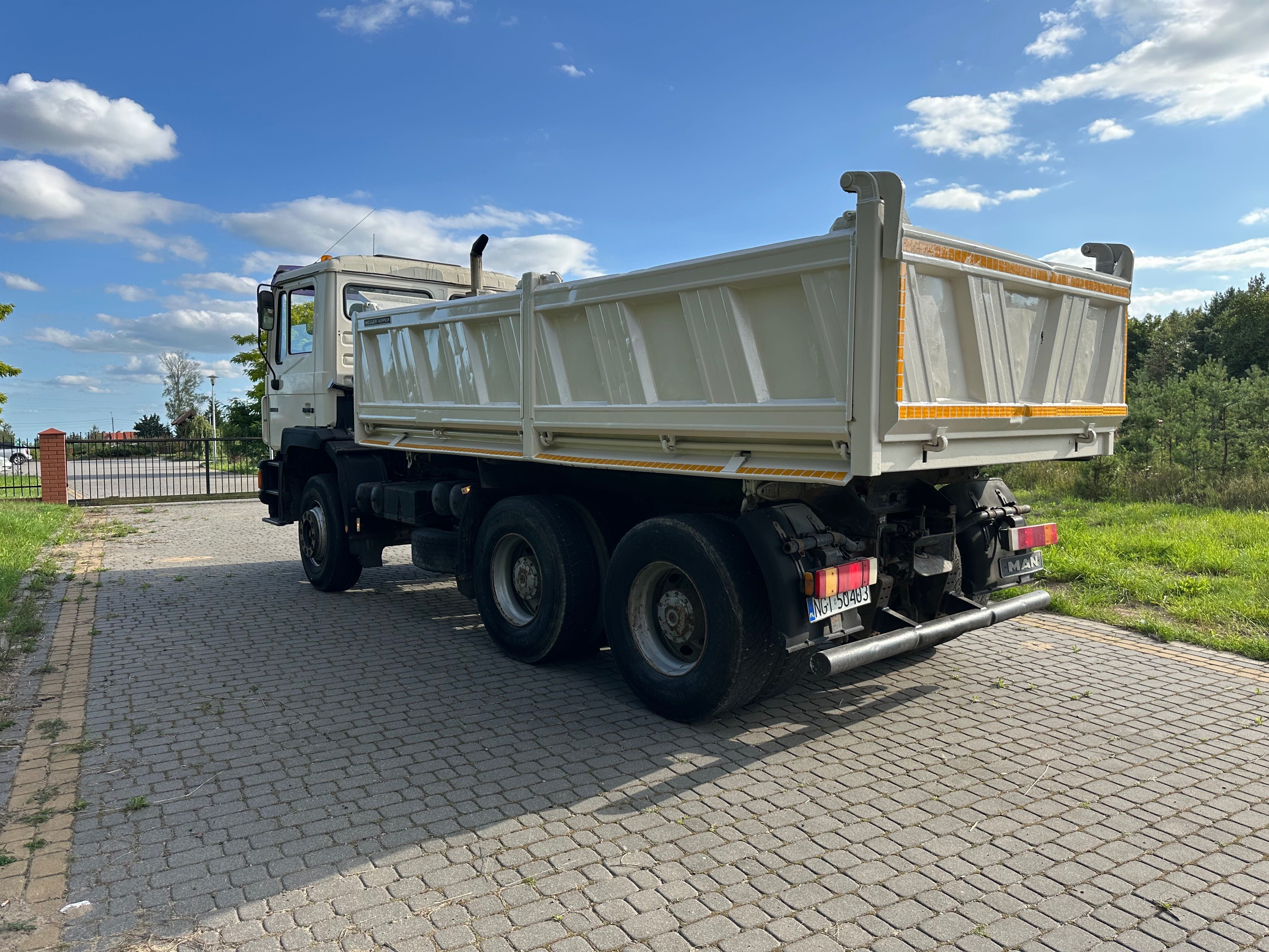 Man 26.372/6X4/Wywrotka z 1996 roku/Hydroburta