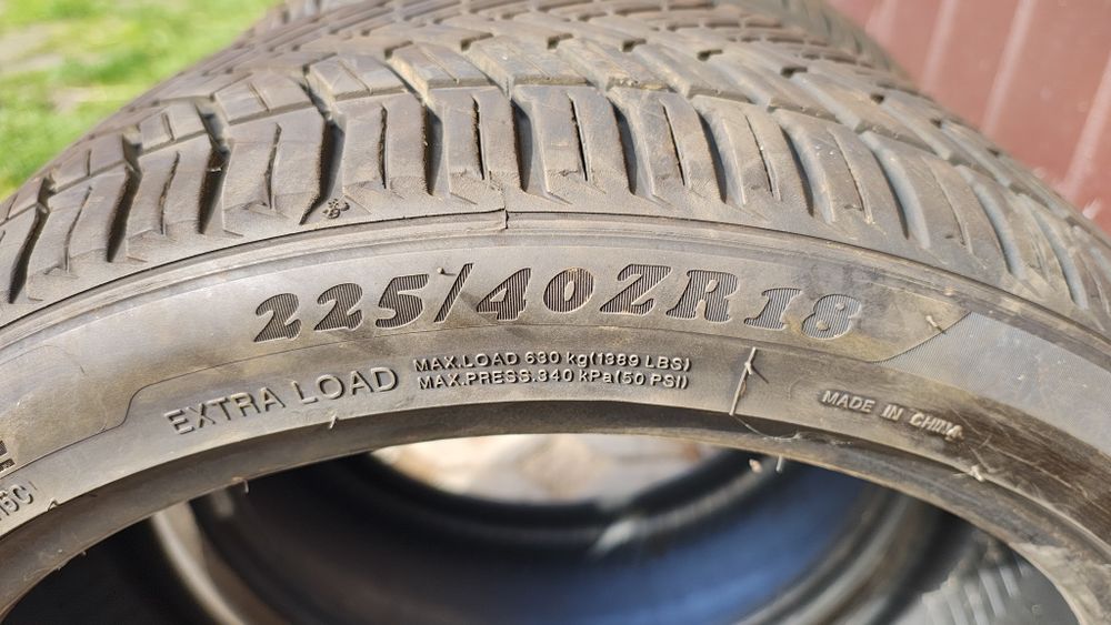 Opony całoroczne 225/40 zr18