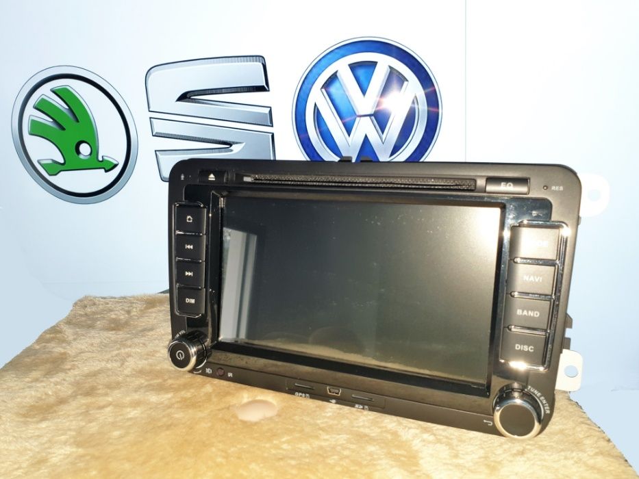 Rádio DVD para VW Golf, Skoda e Seat - GPS