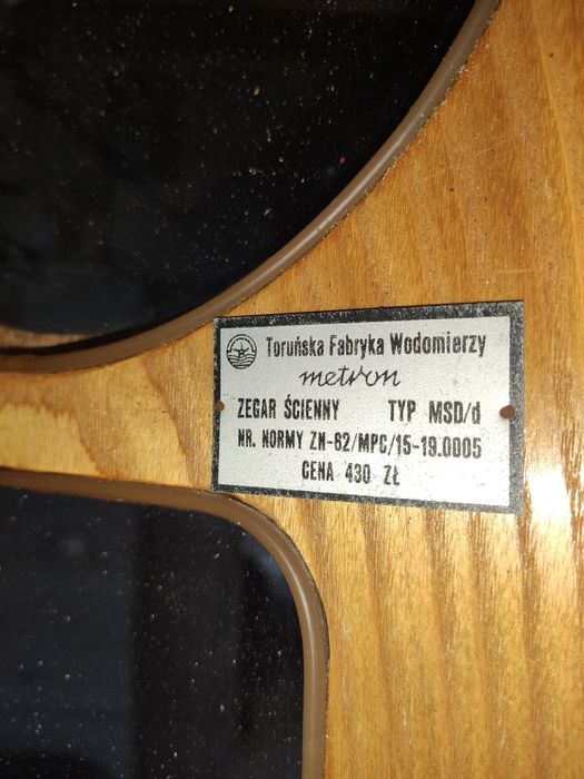 Zegar METRON stary