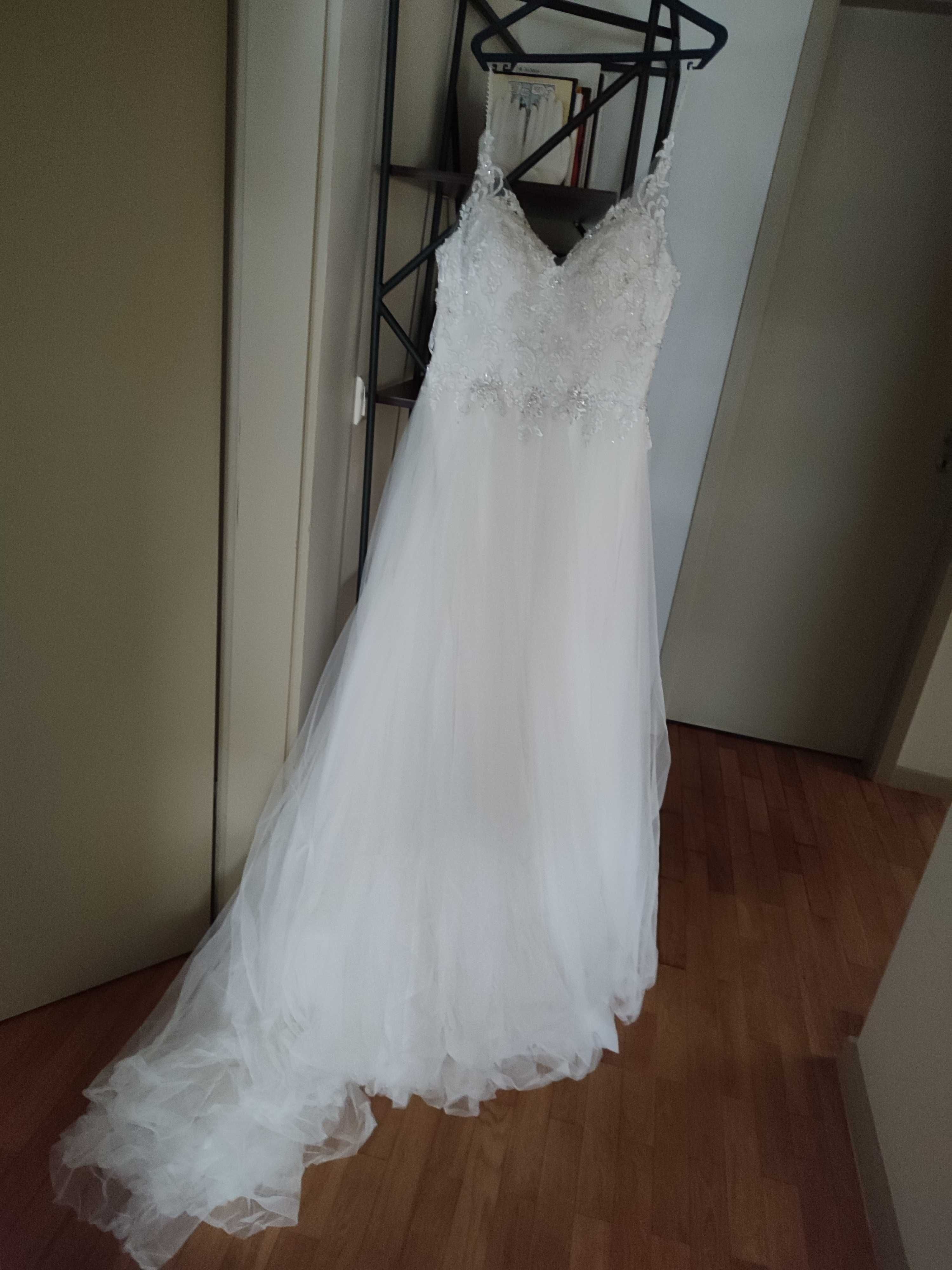 Vestido de noiva com história muito feliz