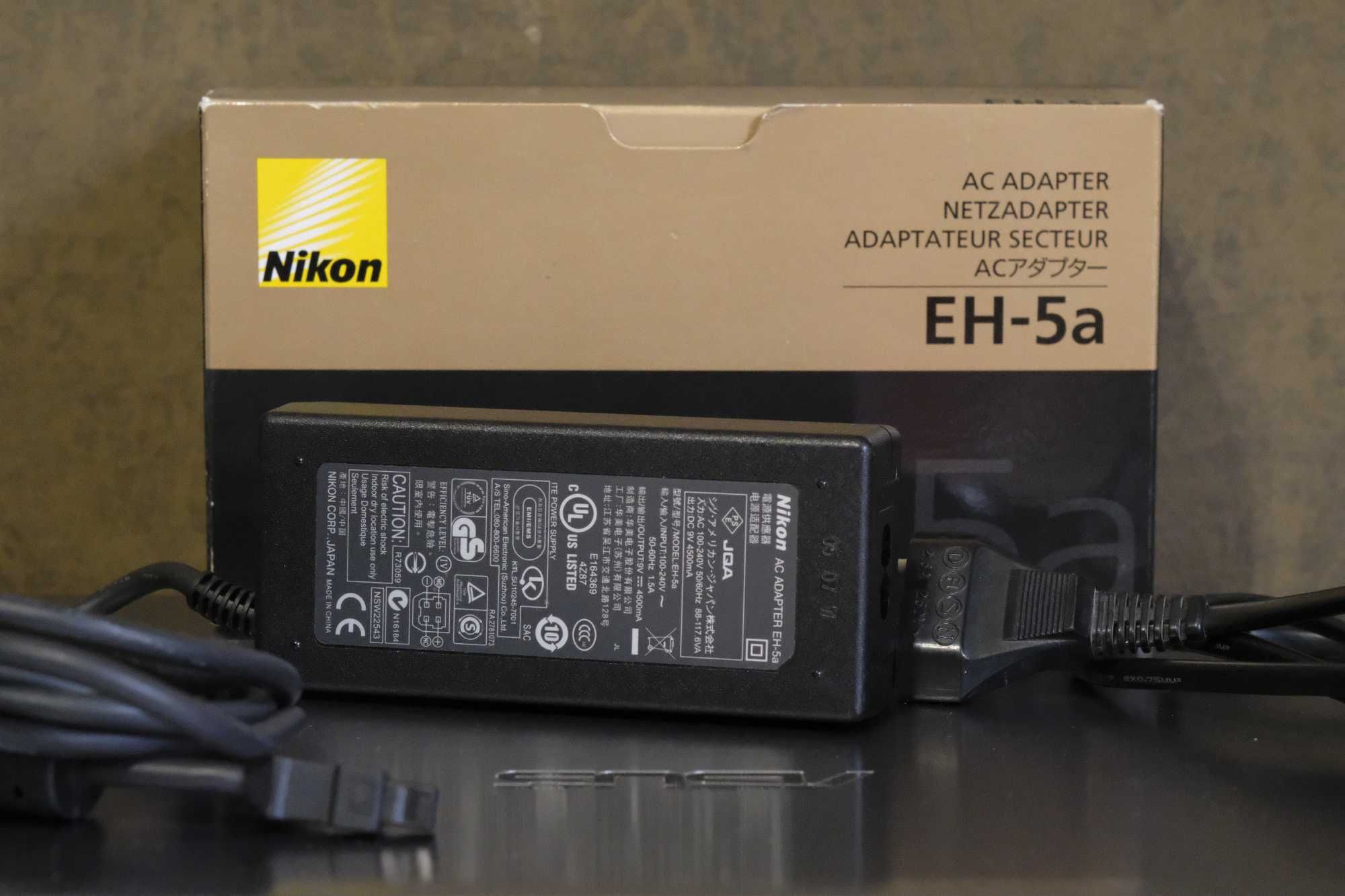 NIKON EP-5A power connector + NIKON EH-5A ac adapter netzadapter