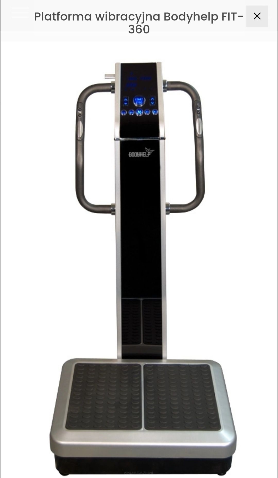 Nowoczesna Platforma Wibracyjna Bodyhelp Fit-360 W Technologii Wbv