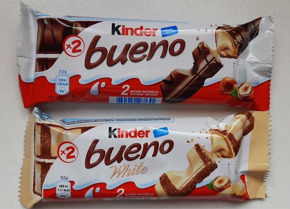 Батончики Kinder Bueno/ Bueno white (Буэно)