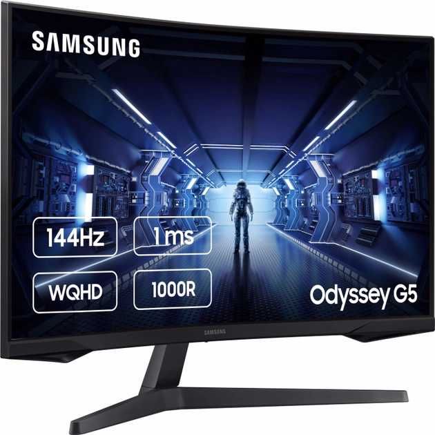 Монітор Samsung Odyssey G5 LC32G55T (LC32G55TQWIXCI) BLACK 144 Гц