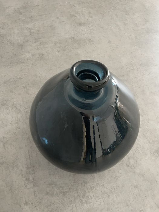 Jarrao vidro azul escuro