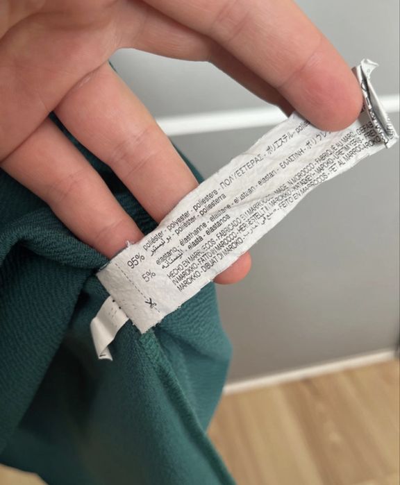 Sukienka butelkowa zieleń midi świąteczna na sesje