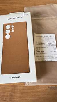 Etui Leather Case do Galaxy S23 Ultra
