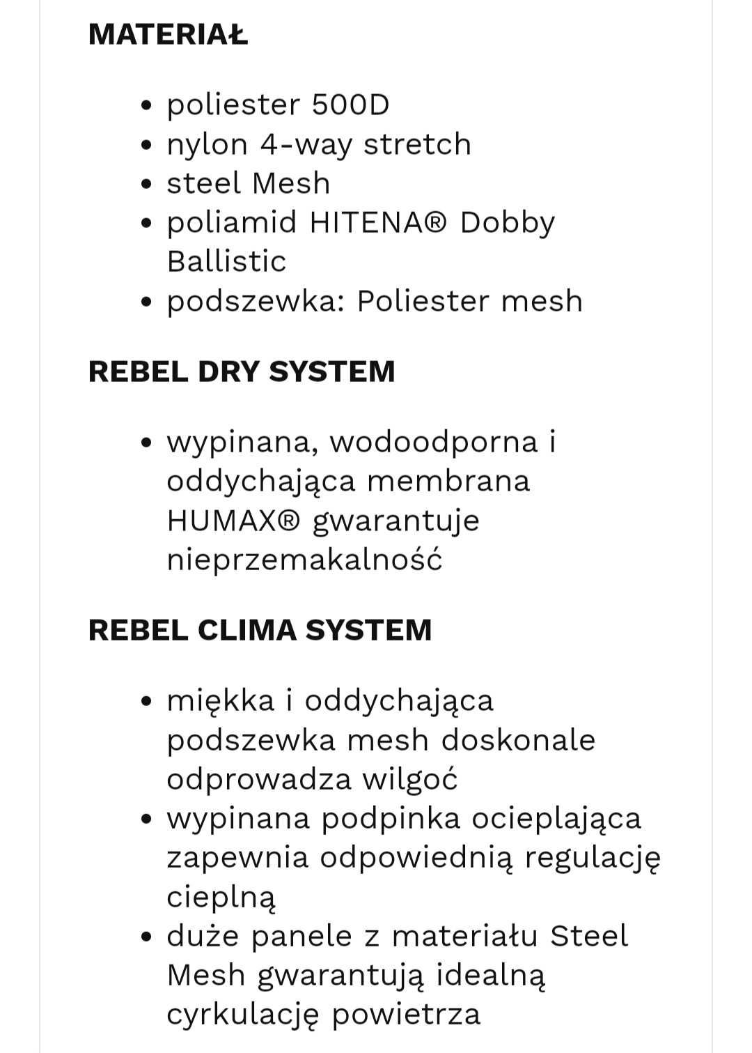 Kurtka Motocyklowa Rebelhorn Hiflow III