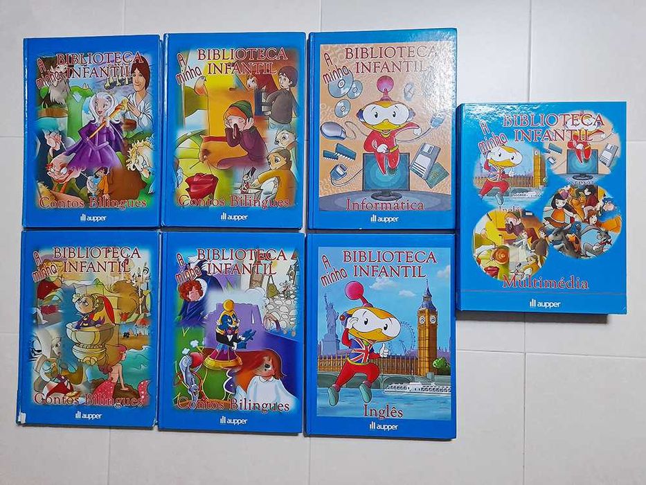 Conjunto Educativo Bilingue Contos Bilingues Inglês  Informática  DVDs